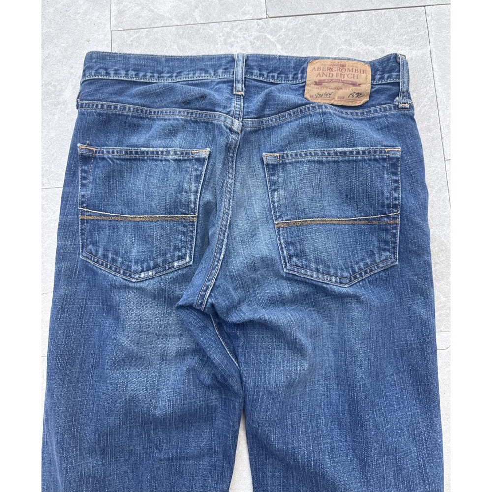 VTG Abercrombie & Fitch Kilburn Jeans 30 X 32 Kilburn Low Boot Button fly Y2K *
